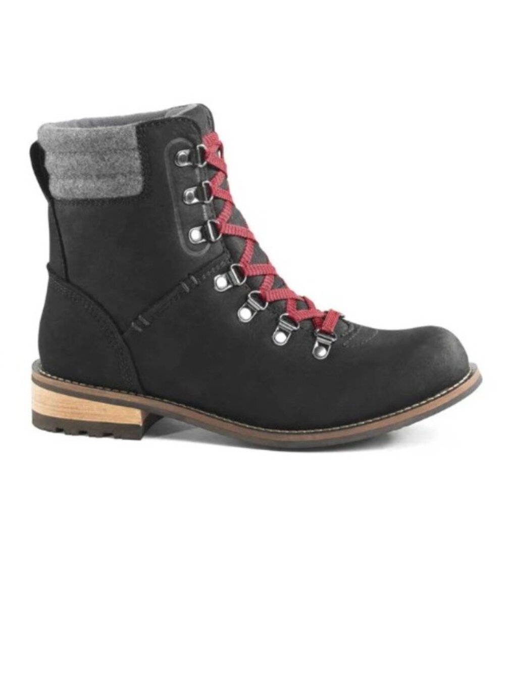 Kodiak "Surrey II" Black Muddy River Leather Lace Up Boot NEW- Sz. 7.5